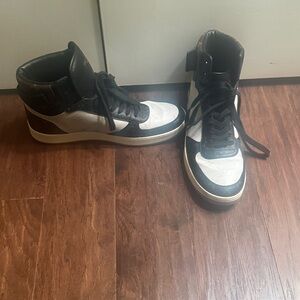 Louis Vuitton Black and White Sneakers
